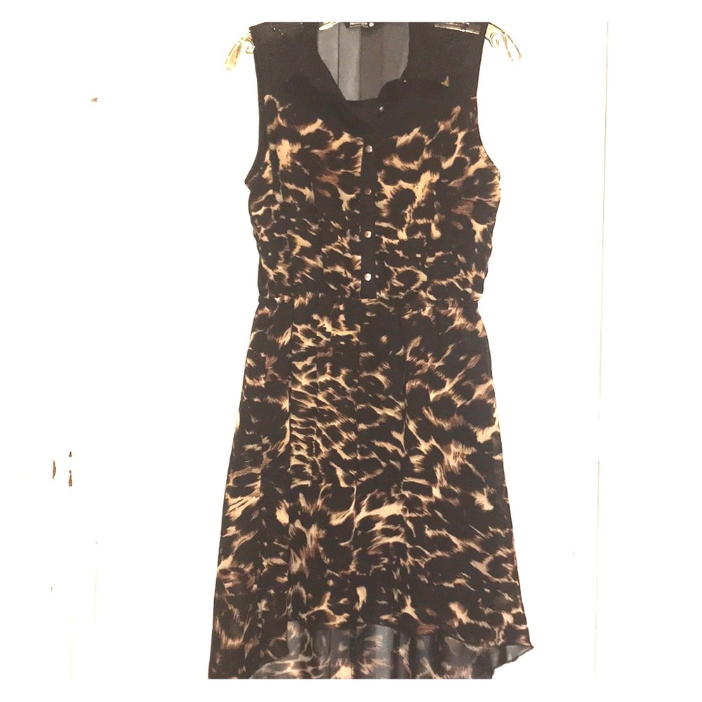 LEOPARD HI-LO DRESS SZ: LARGE SEXY